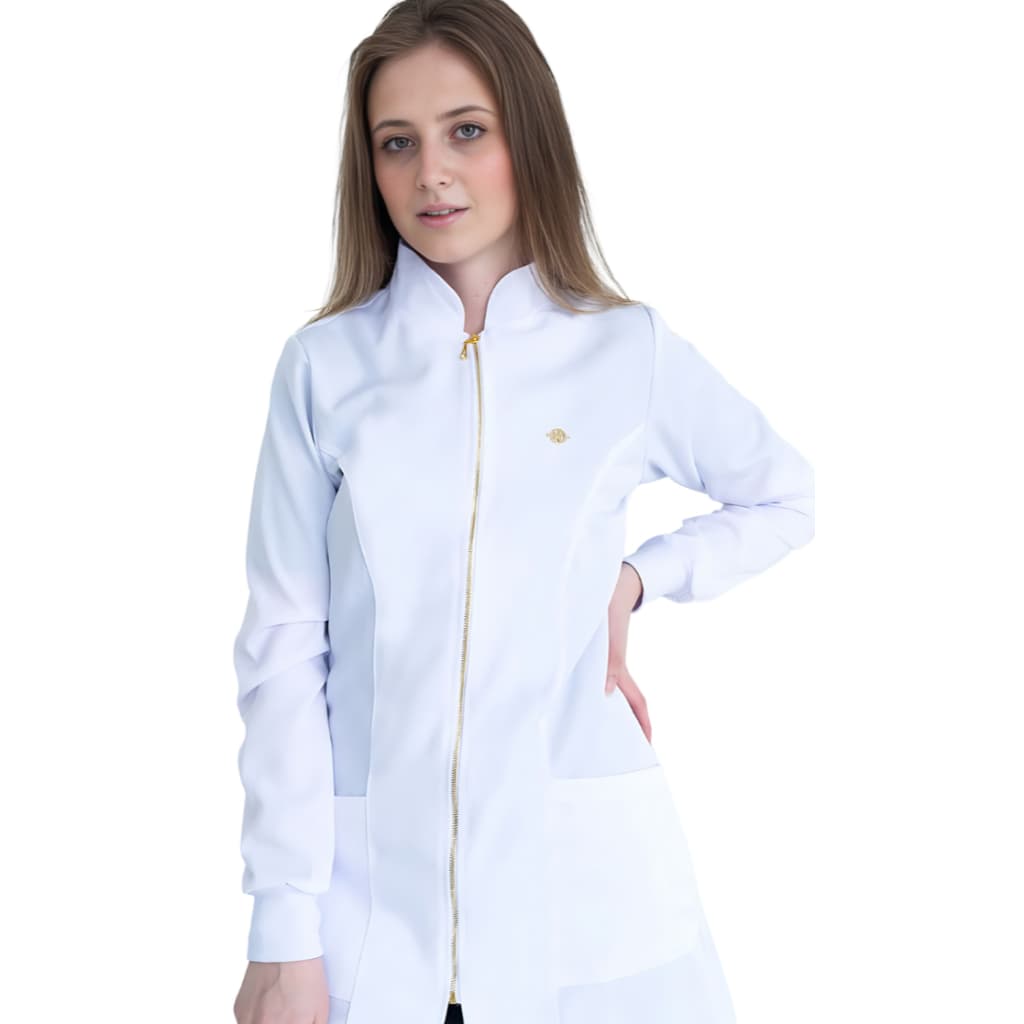 Jaleco Feminino Tecido Oxford Premium - Conforto e Durabilidade