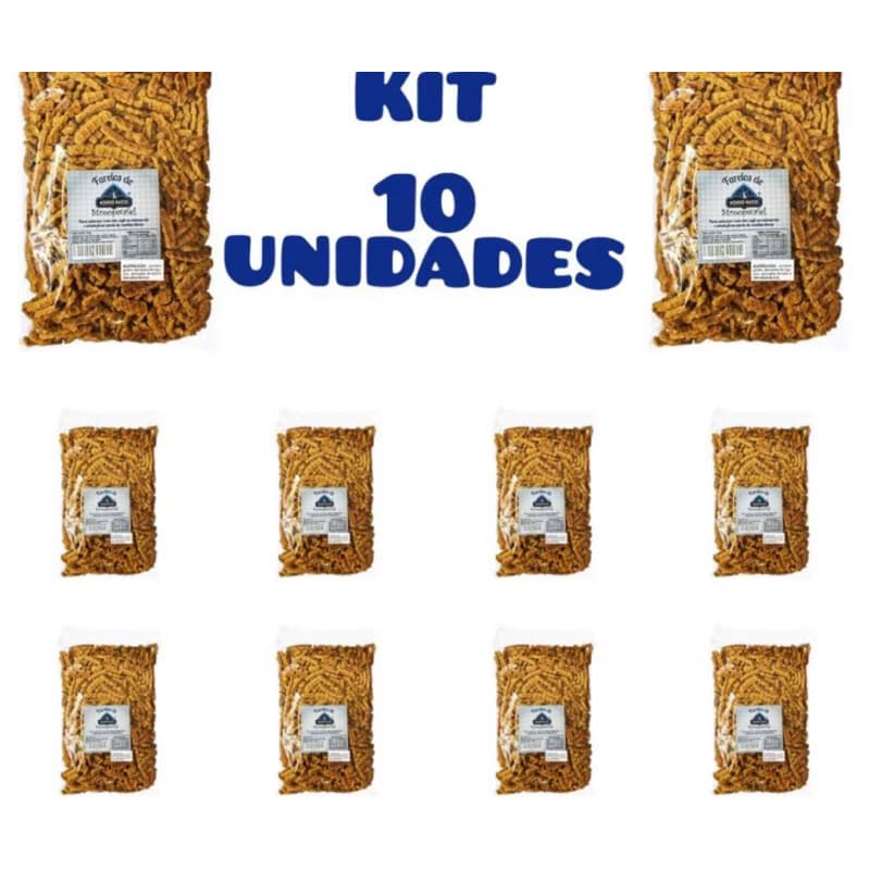 Kit 10x pacotes 300g Farelo Stroopwafel Waffers Holandês - Moinho
