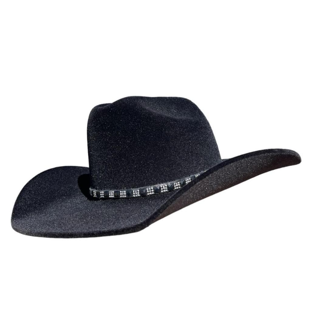 Chapéu Country Americano Premium Bandinha Cowgirl Rodeio Barretos Sertanejo Feminino