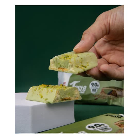BARRA DE PROTEINA SAUDÁVEL SABOR PISTACHE 50G MRS TASTE