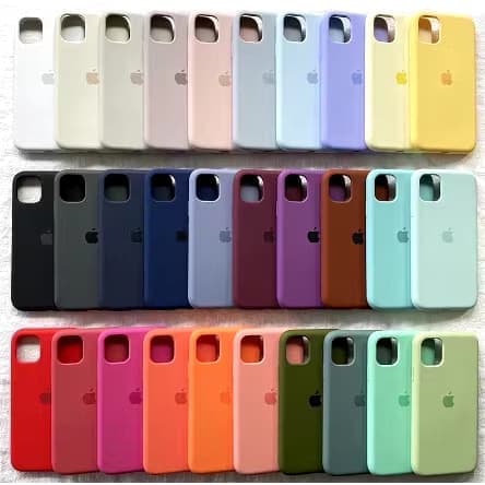 Capa Case Silicone Colorida Resistente e Interior Aveludado Iphone 12 Pro Max