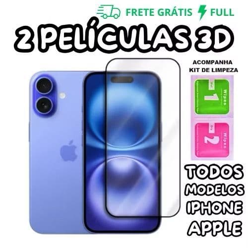 KIT 2 PCS H´MASTON 3D COMPATÍVEL COM IOS