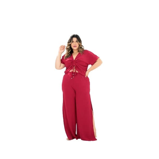 Calça Pantalona Feminina Tendencia Conforto por um Ótimo Preço 07