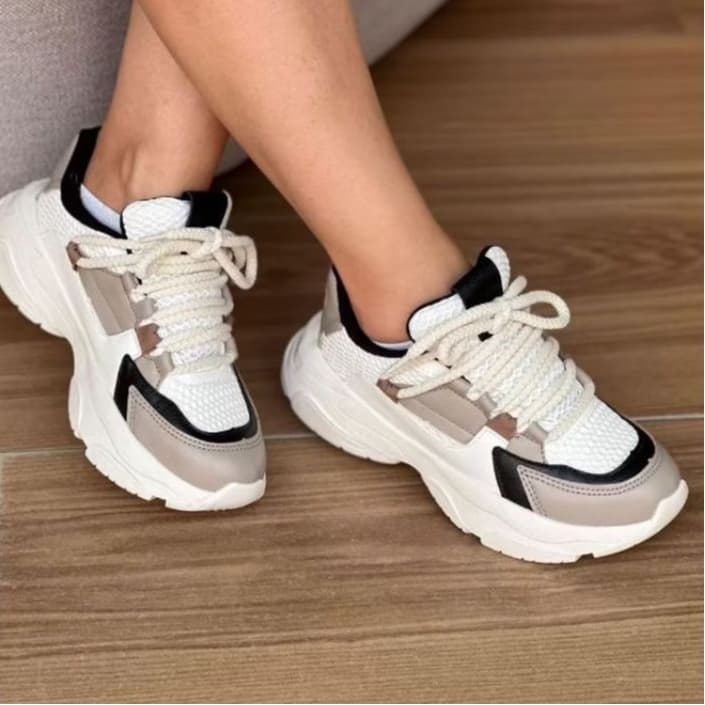 Tenis Feminino Adulto KAUZZE Sneaker Promocao Mais Vendidos Envio Imediato