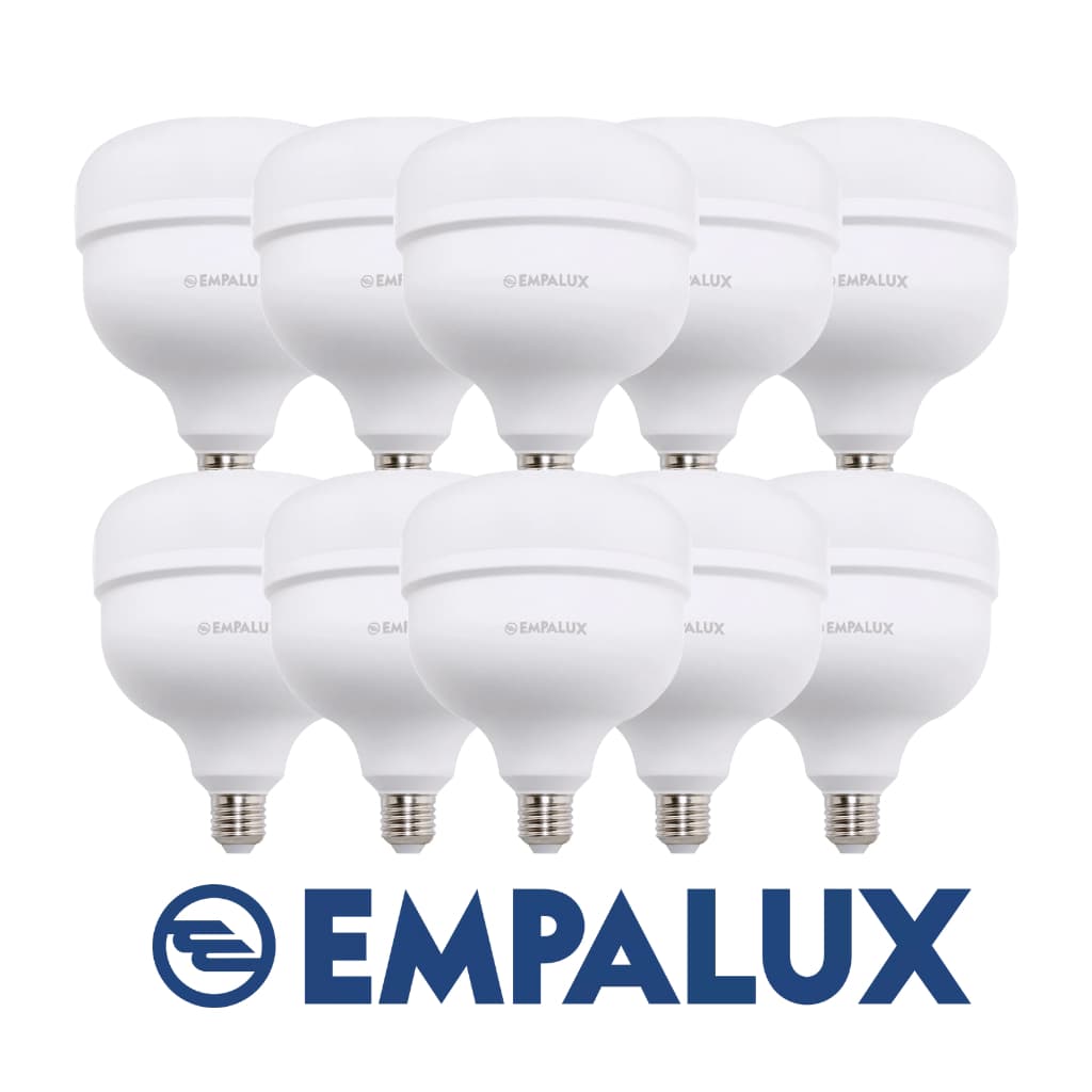 Kit 10 Lâmpadas Eco 50W Alta Potência 6500K - Empalux