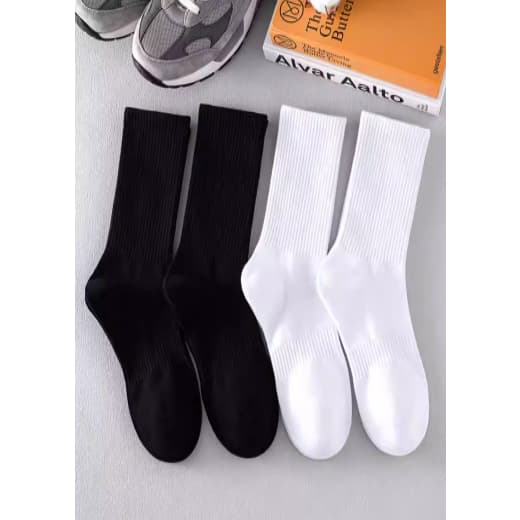 Kit Até 12 Pares Meia Cano Alto Masculino e Feminino