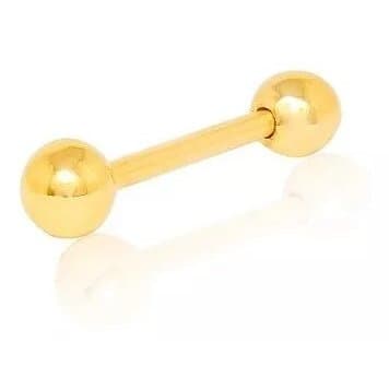 Piercing Helix Em Ouro 18k Tragus Cartilagem
