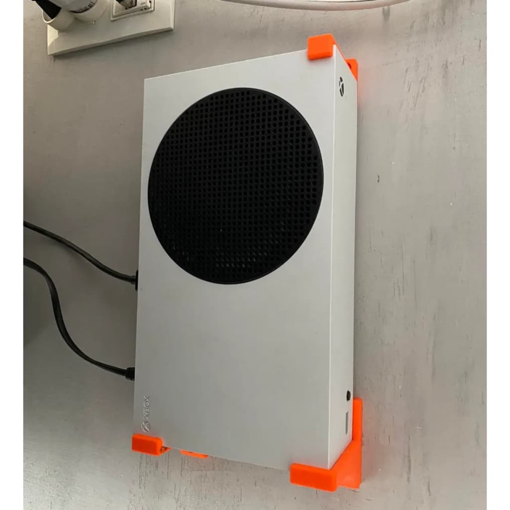 Suporte De Parede Para Xbox Series S Vertical C/ Parafusos e buchas
