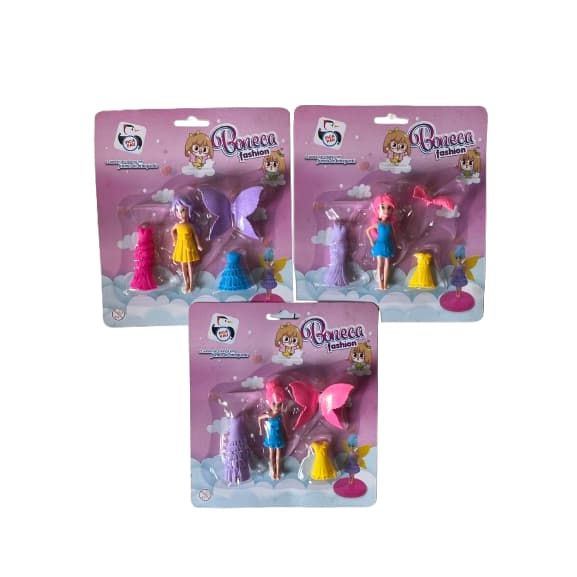 Boneca Fashion com Acessórios -  Escolha a sua!