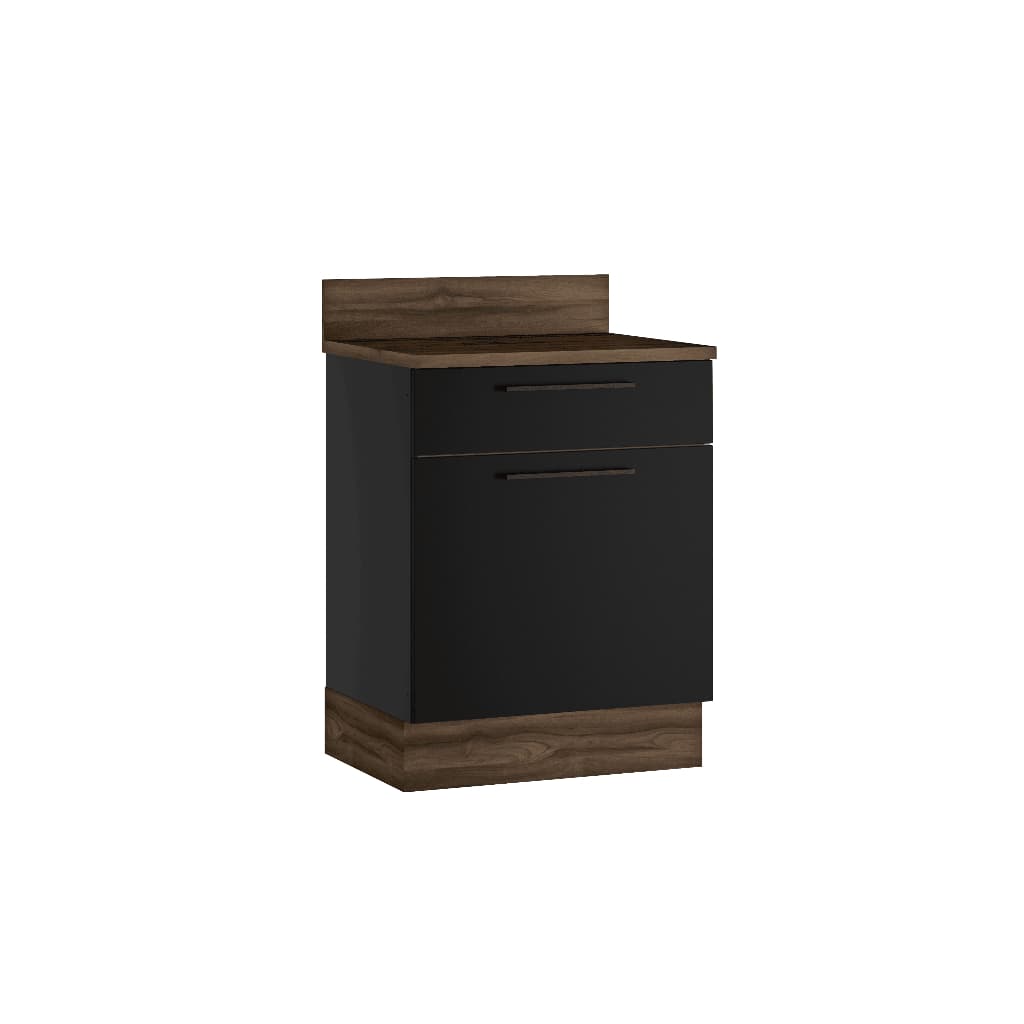 Balcão Exclusive em Aço 65cm Itatiaia com 1 porta e 1 Gaveta