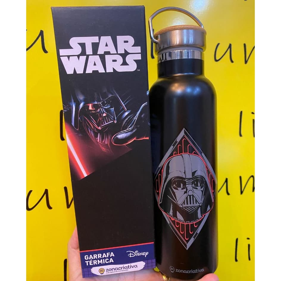 GARRAFA TÉRMICA DARTH VADER STAR WARS 600ML ZONA CRIATIVA