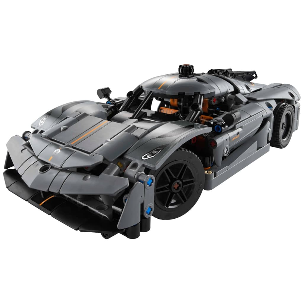 Lego 42173 Technic Hipercarro Koenigsegg Jesko Absolut Grey 801 Peças