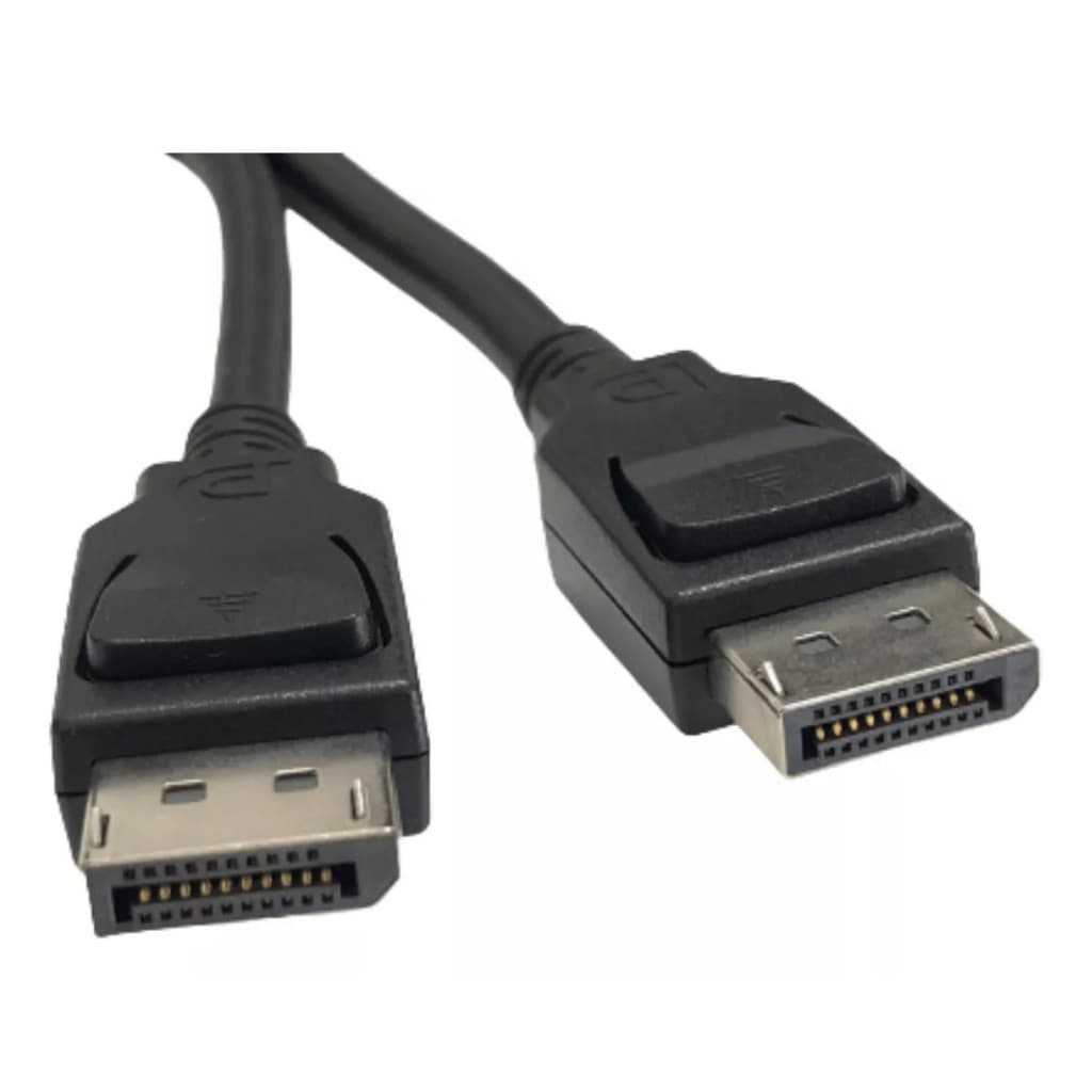 Cabo Displayport Blindado 1.2 Ultra Hd 4k 60hz 2k Full Hd 1080p 144hz 3 Metros