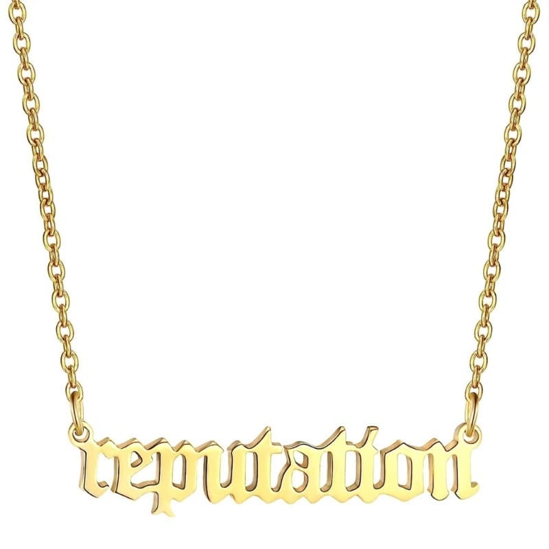 Colar Reputation Cor Dourada