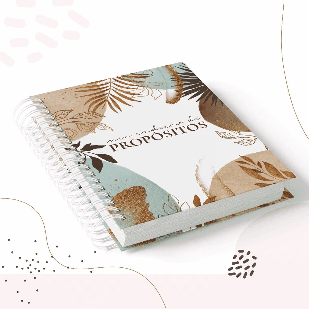 Caderno de Propósitos – Transforme Seus Sonhos em Realidade