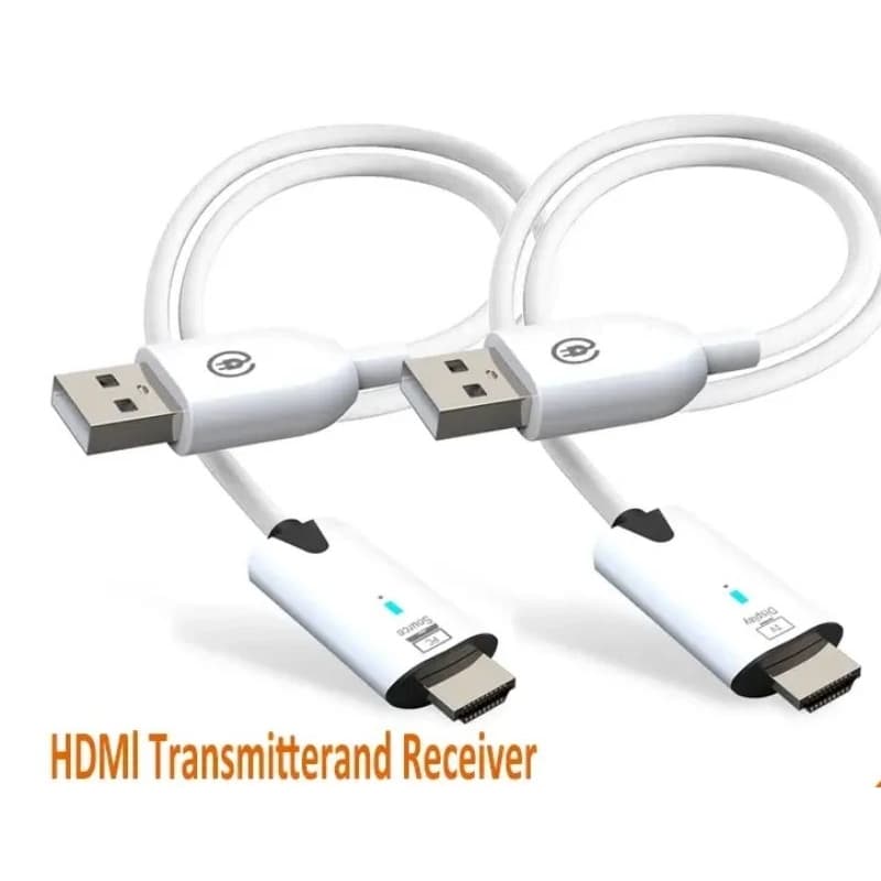 Transmissor e Receptor HDMI sem fio até 30 Metros para Projetor, PC, Monitor