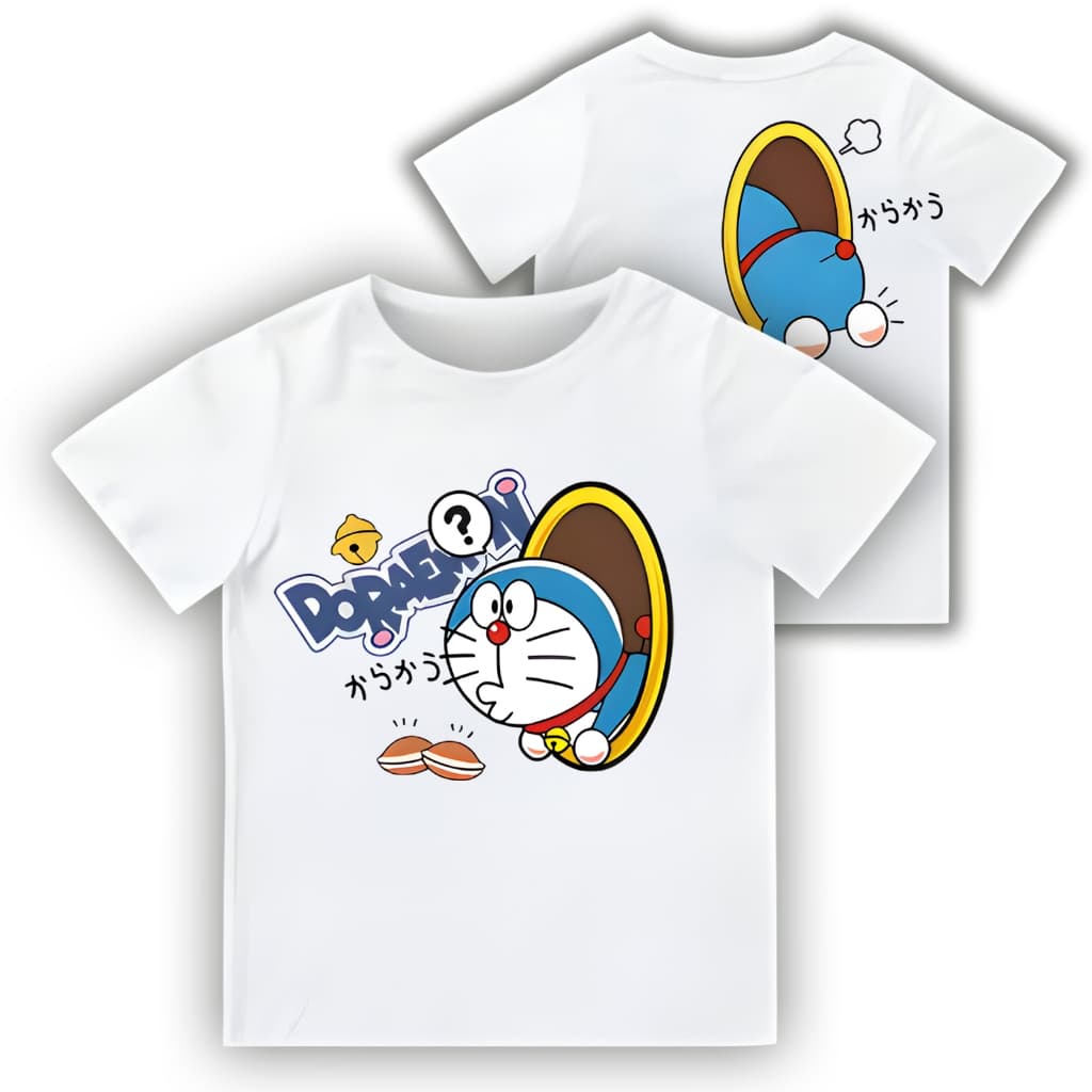 Doraemon Camiseta Infantil Pronta Entrega Aniversário 2 ao 12