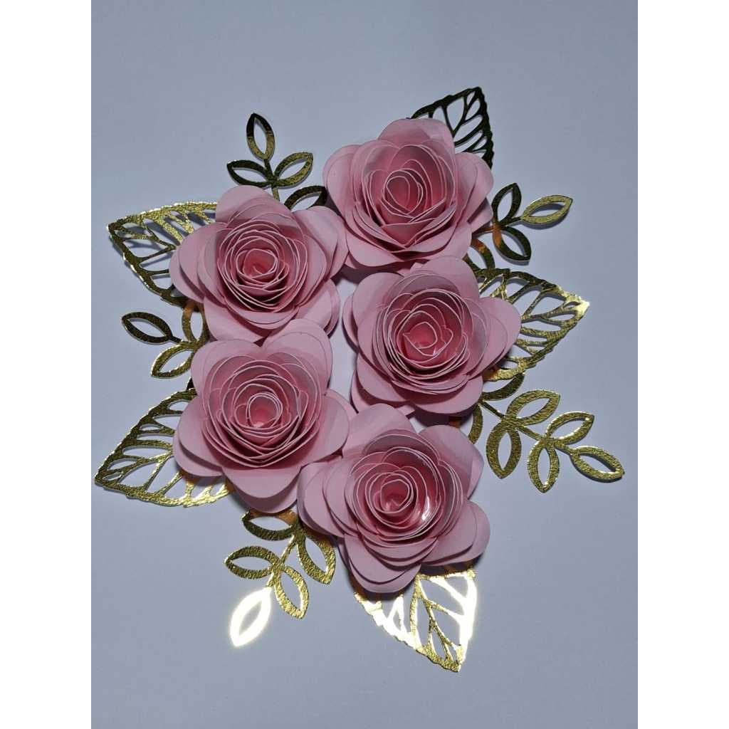 Flores de Papel Color Plus Várias Cores para Topo de Bolo, Lembrancinhas, Festas, Decoração