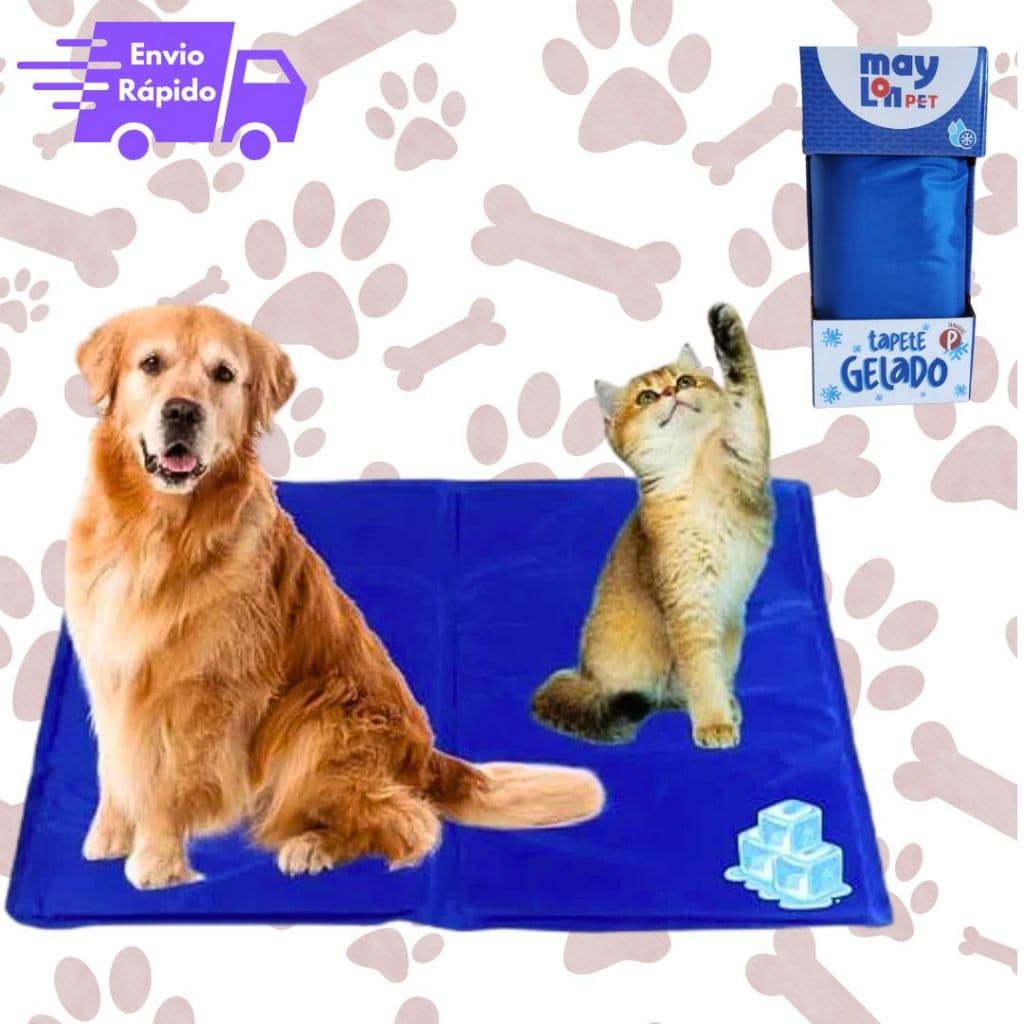 Tapete Gelado Refrescante Para pet Gato Cachorro