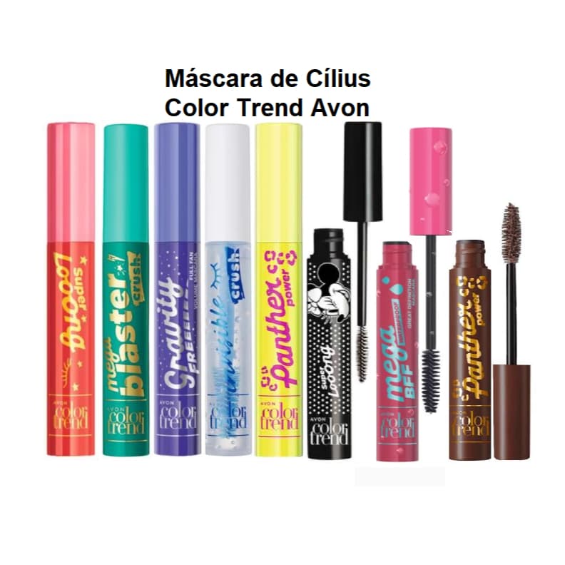 Mascara para Cilios Color Trend Avon;  Todas as Variações