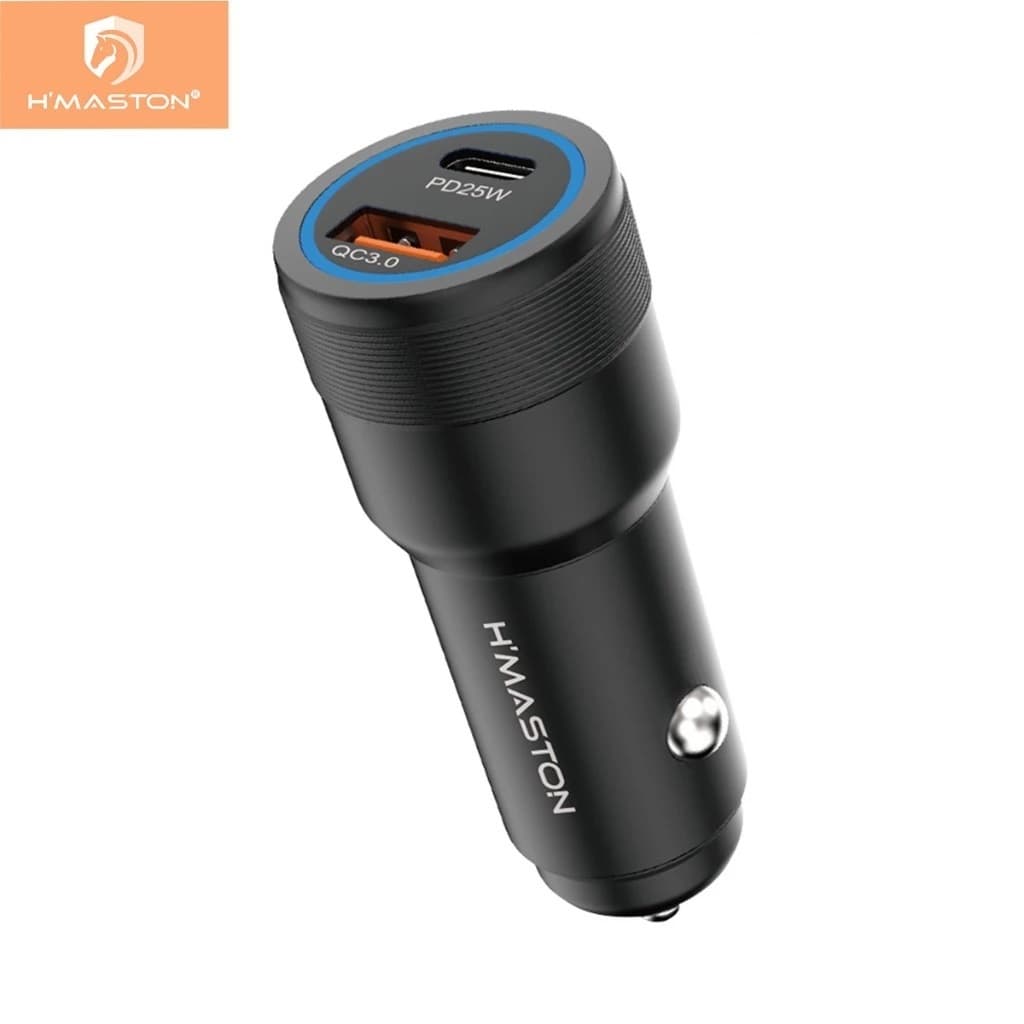 H’MASTON L06L Carregador Veicular turbo TIPO-C/USB 45W Turbo Carregamento rápido/Universal Original