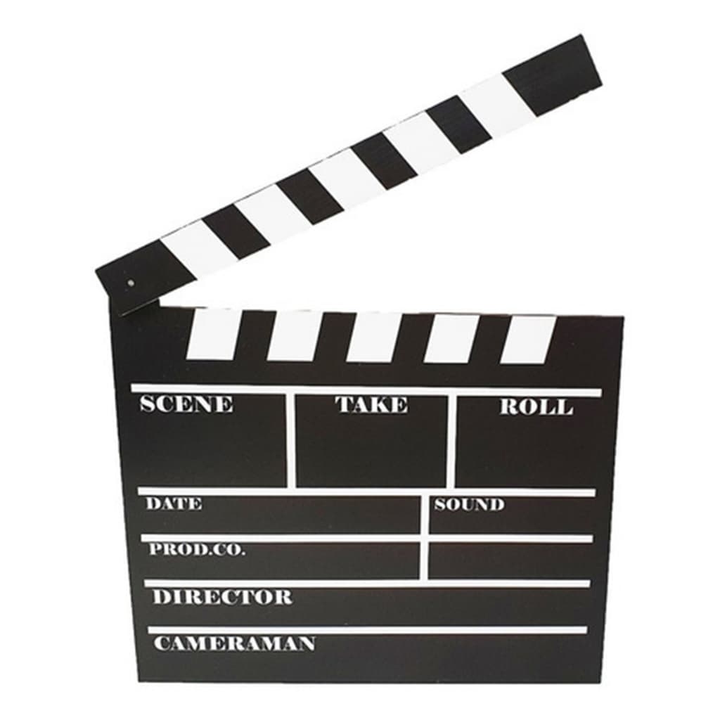 Claquete de Cinema Personalizada para Decoração - Ideal para Youtubers e Amantes de Cinema