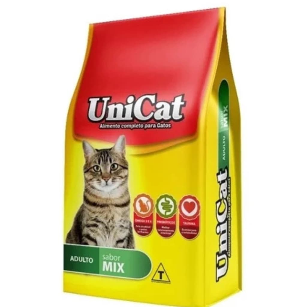 Unicat Ração Para Gatos Adulto Mix 10,1kg