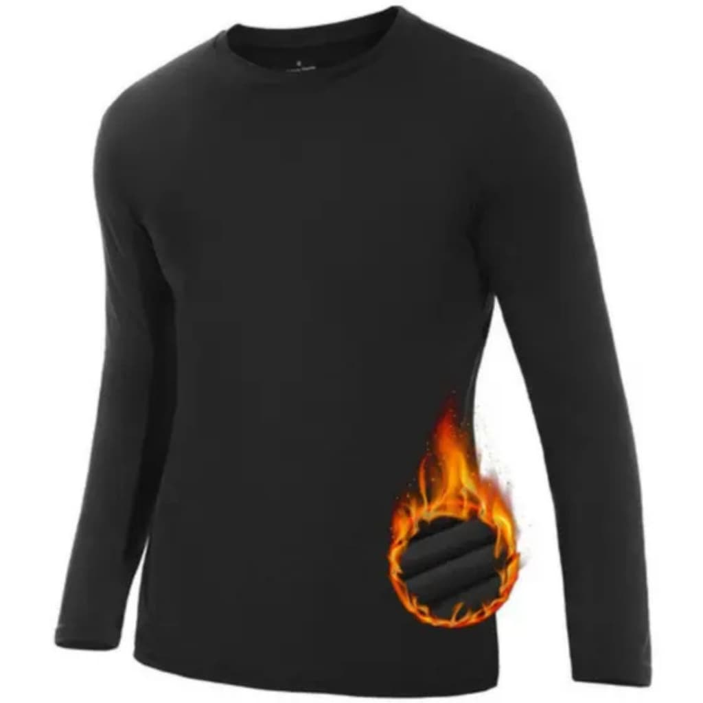 Blusas Térmica Masculina Suplex Peluciado Quente Moda Básica e Casual Ultra Leve Esportiva 511A