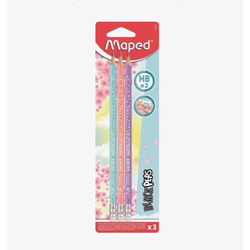 Lapis Grafite HB Blackpeps Tons Pastel Com Borracha - 5U