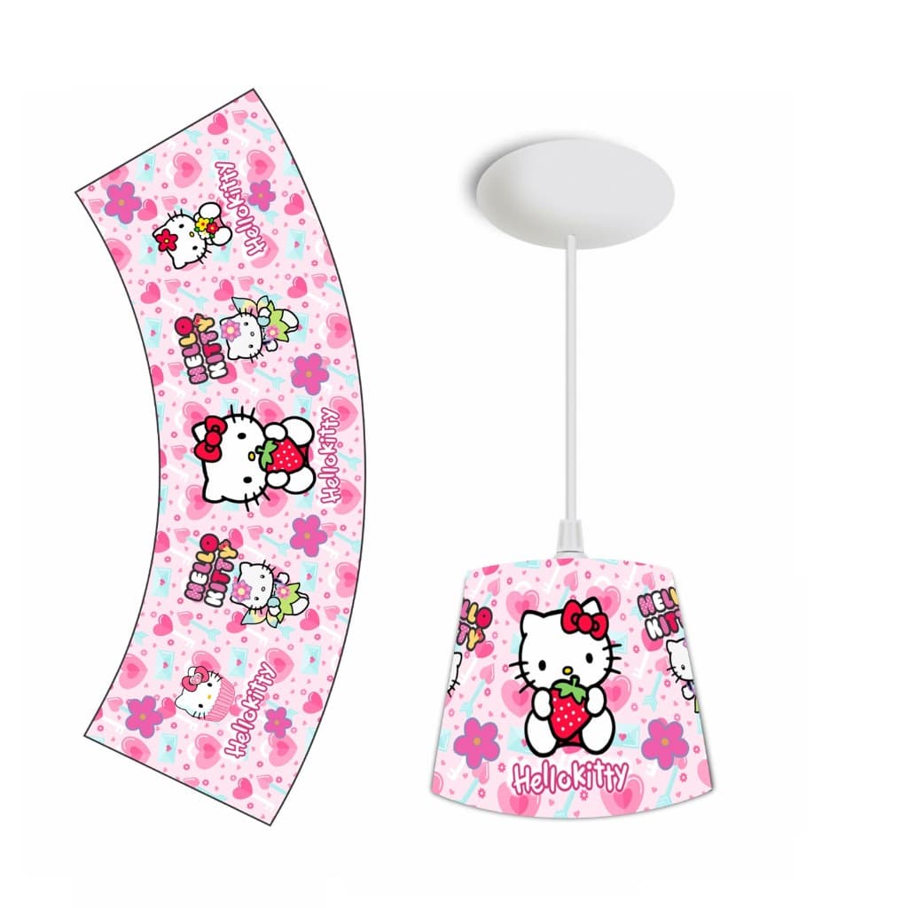 PENDENTE LUMINARIA DE TETO INFANTIL BEBE- HELLO KIT