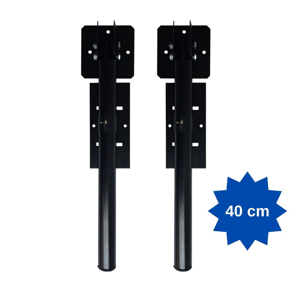 Kit 02 Suportes Articulado para Câmeras de Segurança CFTV - Sensor de Barreira 40cm