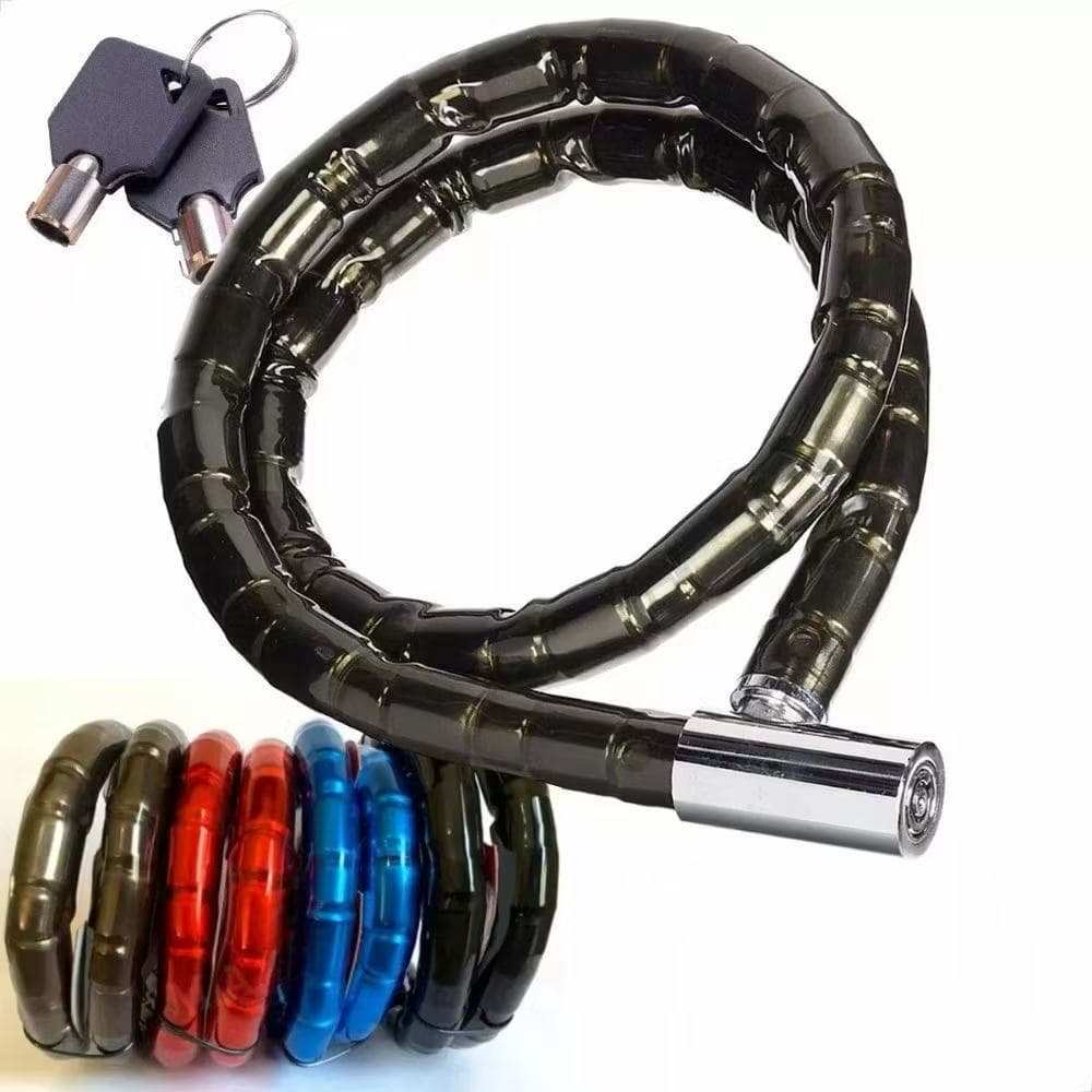 Cadeado Para Moto Bicicleta Bike Corrente Segurança Antifurto Trava Grossa
