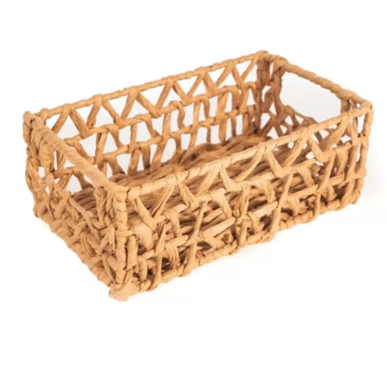 Cesto Organizador Quadrado 31x21 Papiro - Yoi Fibra Natural
