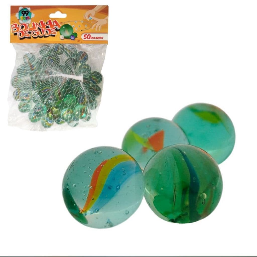 Kit Com 50 Bolinhas de Gude