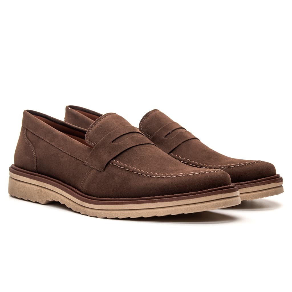 Sapato Oxford Masculino Social Elegante Sola Baixa Brogue Sport Couro Camurça Veludo