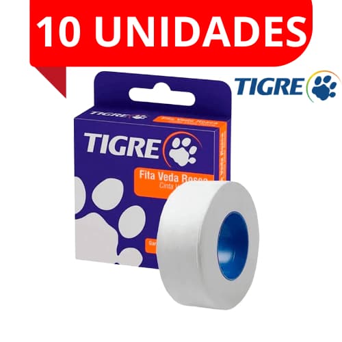 Fita Veda Rosca Tigre 10mt Teflon Anti Vazamentos Hidráulica Torneiras