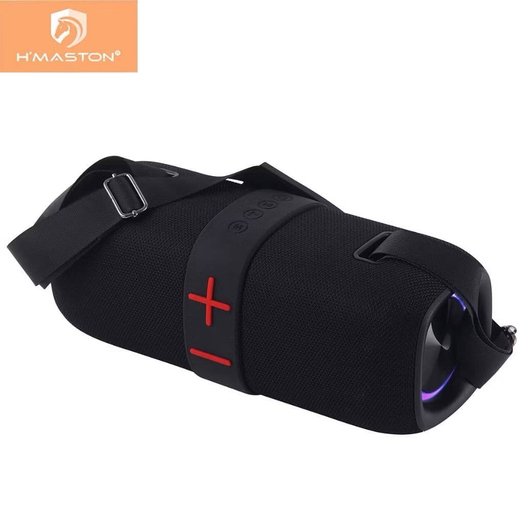 H'maston TN-24/AM-11 Caixinha De Som 5.2 Tws Bluetooth Portátil Com Led Radio Fm