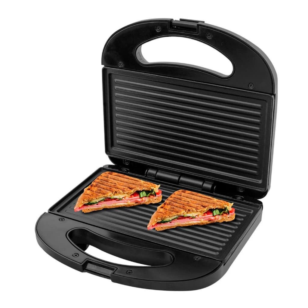 Grill E Sanduicheira Fama Cerâmica FGR01 750W Antiaderente Não Gruda Preta Sanduicheira Elétrica Saudável Original Britâ