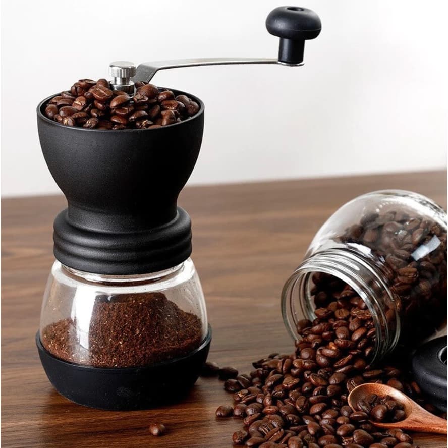 Moedor de Café Moedor Manual De Café E Grãos Inox Com Ajuste Moagem Moinho