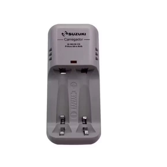 Kit com 10 Carregador De Pilha Suzuki Pilhas AA e AAA Recarregáveis (P) 220v