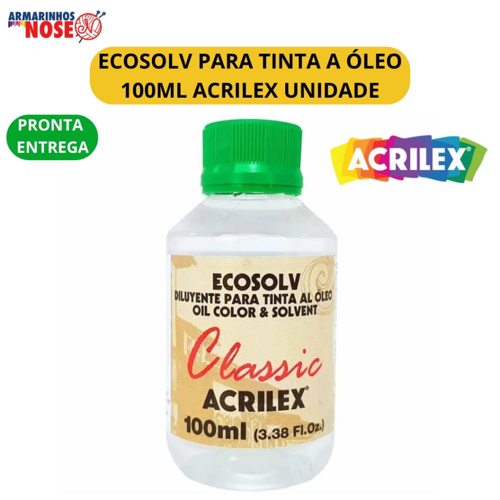 Ecosolv Para Tinta A Óleo 100ml Acrilex