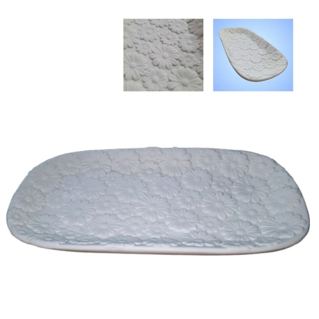 PRATO DECORATIVO FLORES DE CERAMICA ENFEITE ORGANIZADOR FLOR