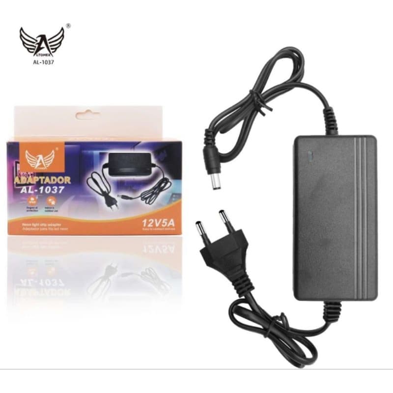 Fonte 12v 5a Plástica Original Cftv 110v/220v Bivolt Automát