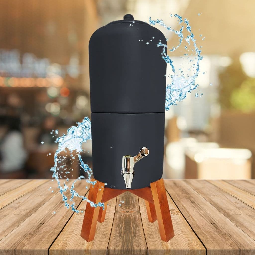 Filtro De Barro Água Moderno de Cozinha  Luxo Cozinha Contemporâneo. Bebedouro de Barro de Luxo