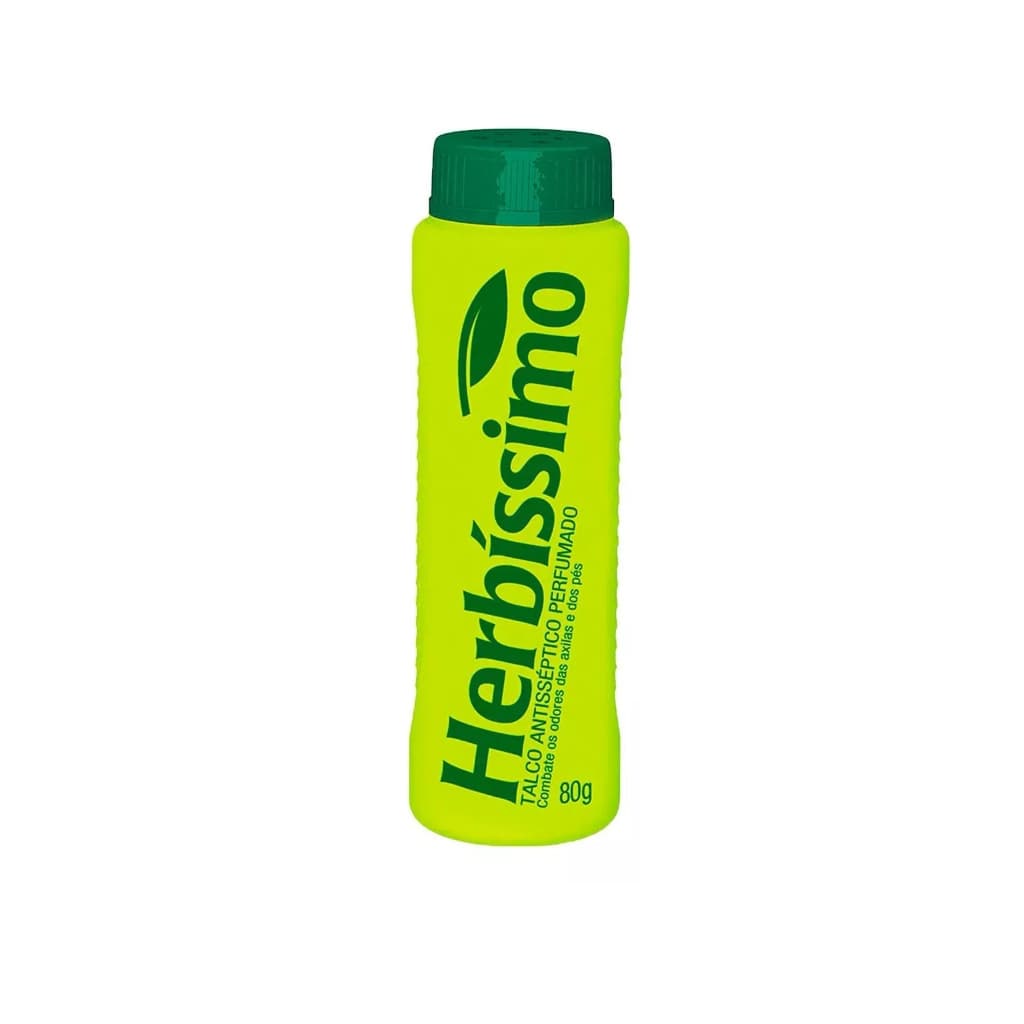 Talco Antisséptico Herbíssimo Perfumado Axilas e Pés - Escolher Tamanho
