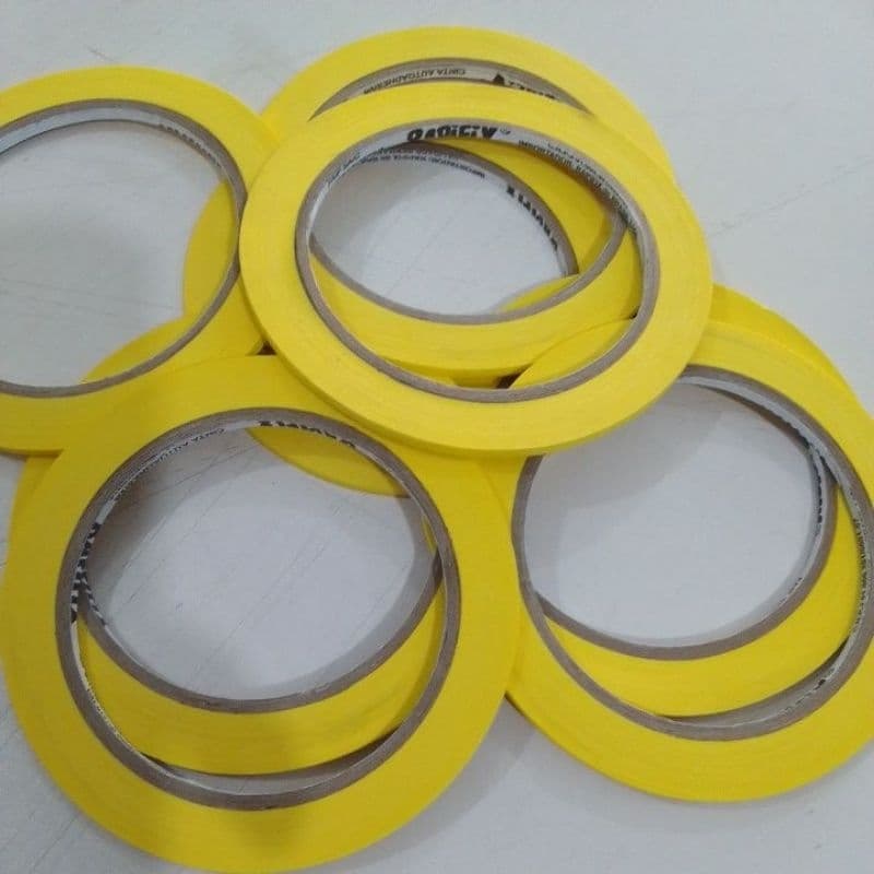 Fita crepe automotiva filete kit 10 rolos 3mmx40m