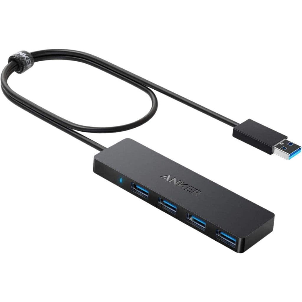 HUB de Dados USB 3.0 Ultrafino de 4 Portas com Cabo