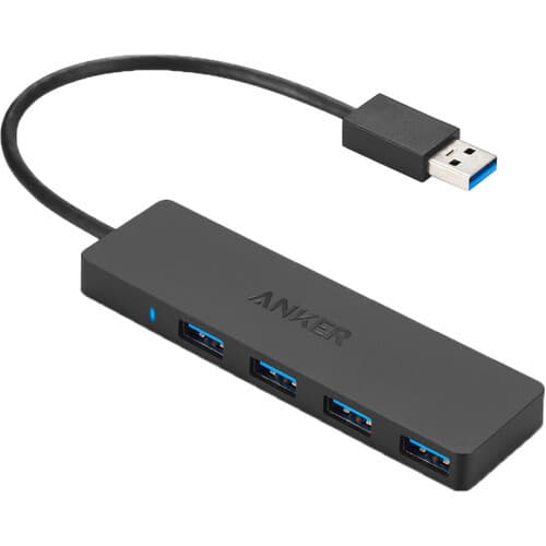 HUB USB 3.0 Ultra Slim 4 Portas Anker