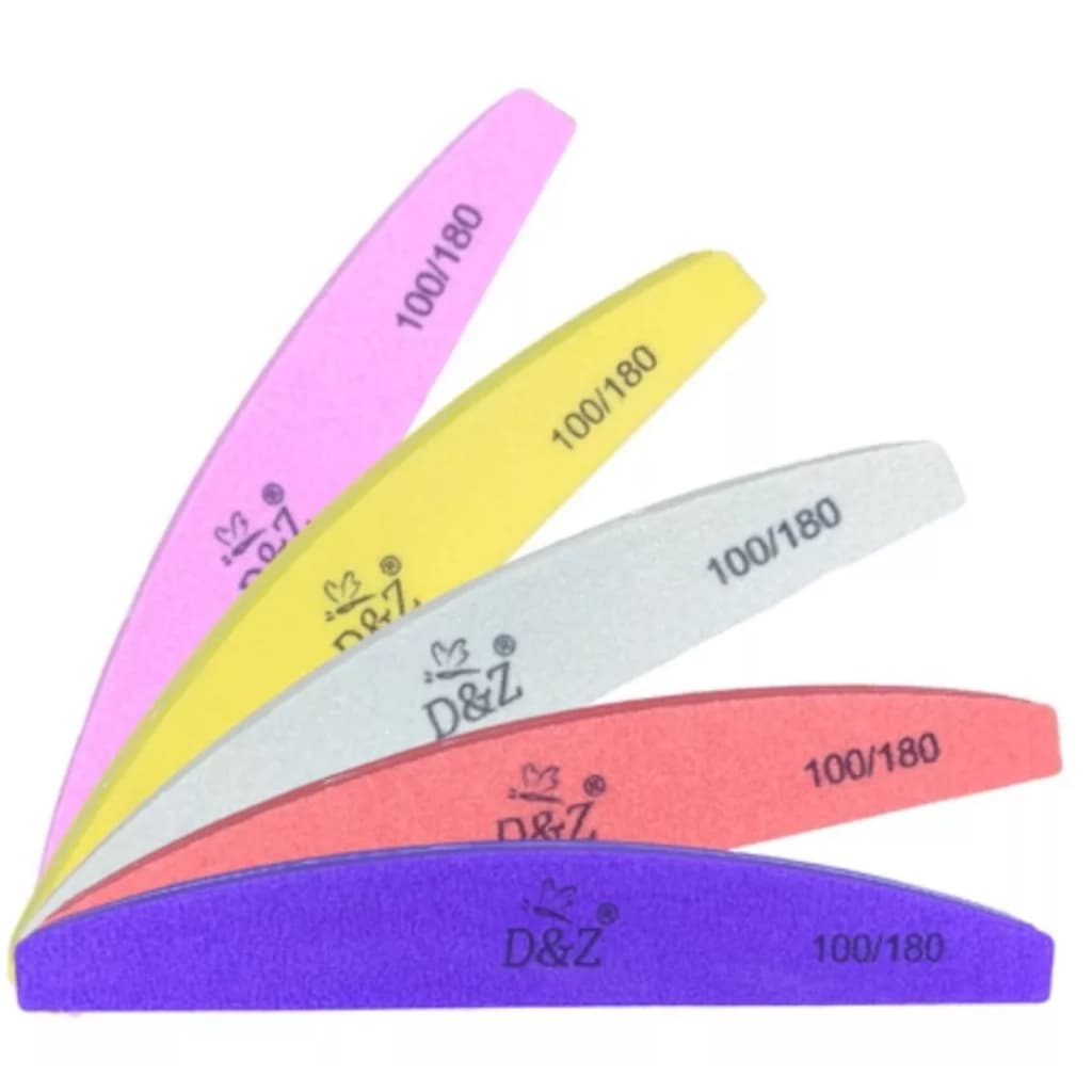 Lixas BUFFER D&Z 100/180 - KIT com (Escolha) unidades - Lixas polidoras para acabamento e polimento dz dez unha de gel