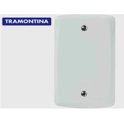 ESPELHO 4X2 PLACA CEGA LUX2 BRANCO TRAMONTINA